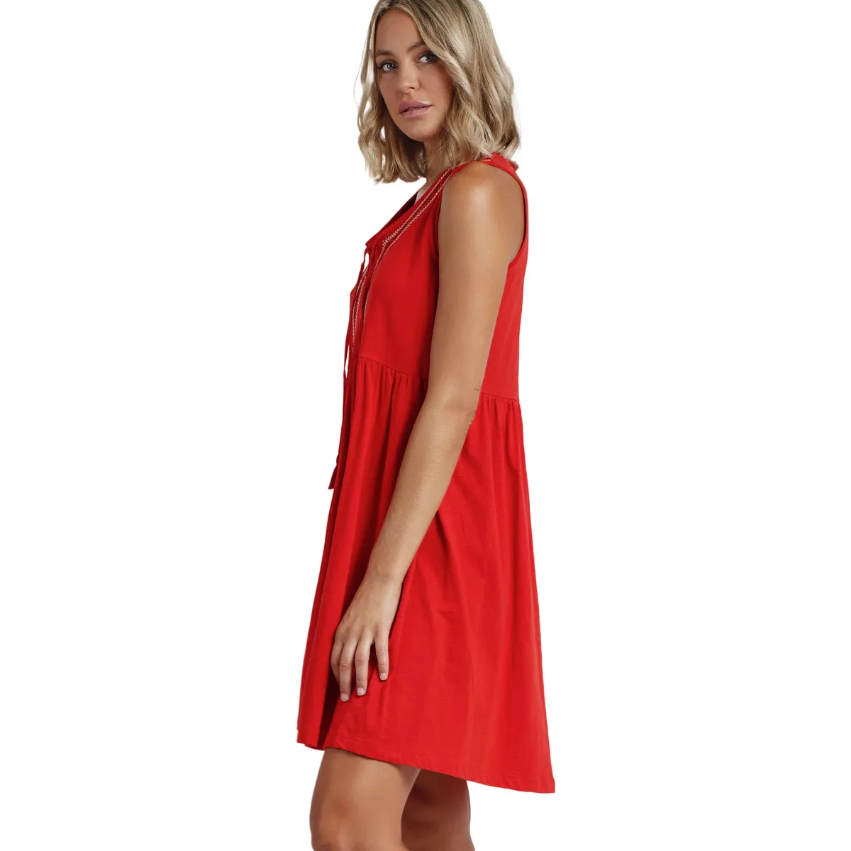 Vestido de verano White Paisley