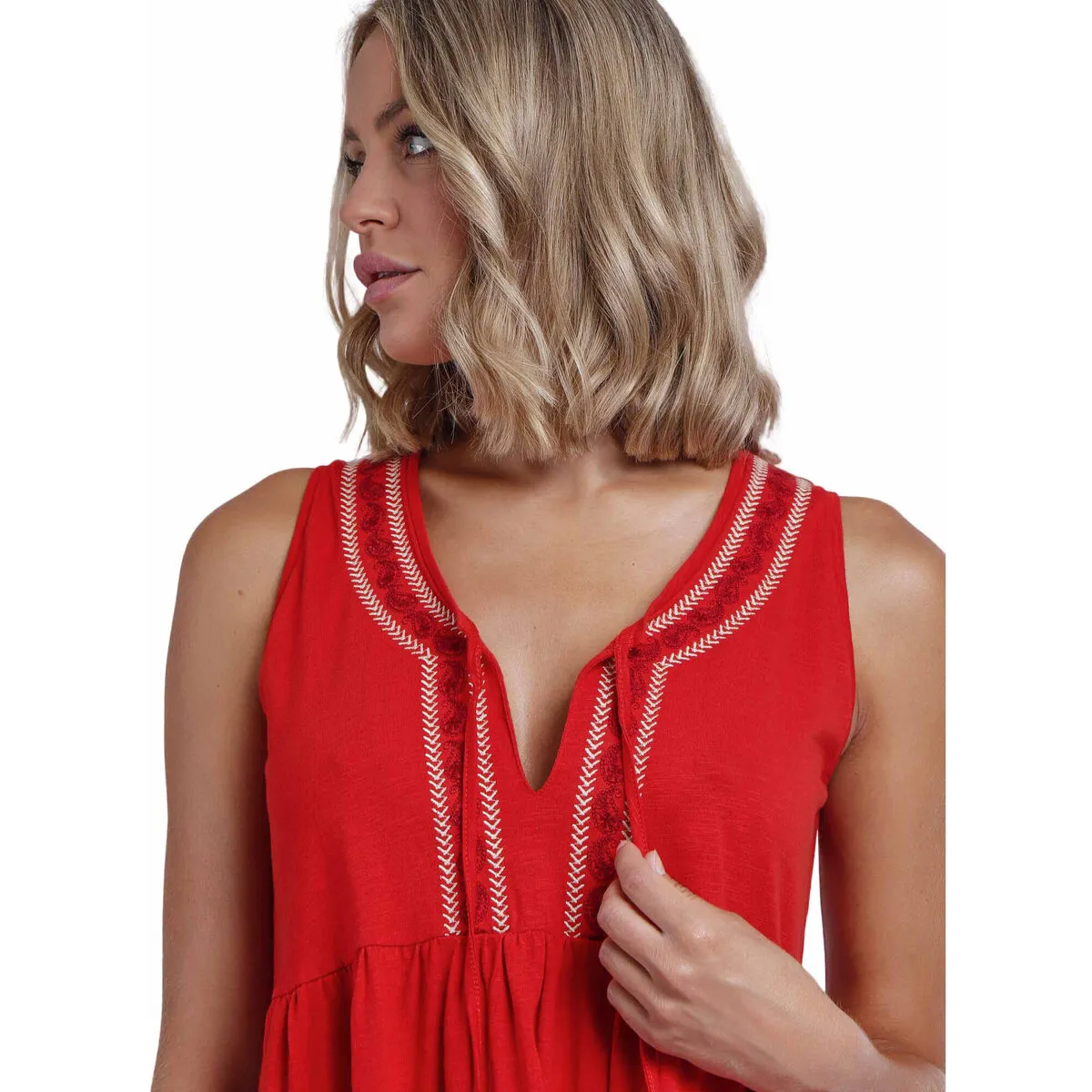 Vestido de verano White Paisley