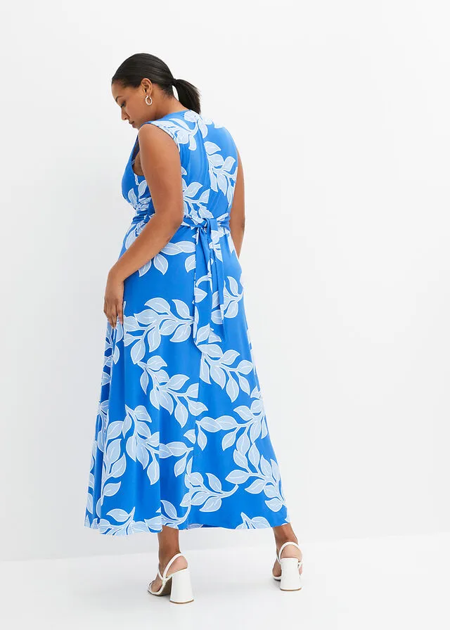 VESTIDO LARGO DE VERANO NARANJAROSA DE FLORES