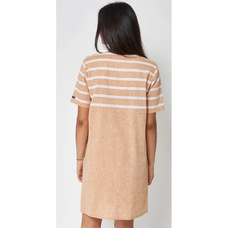 Vestido manga corta para mujer