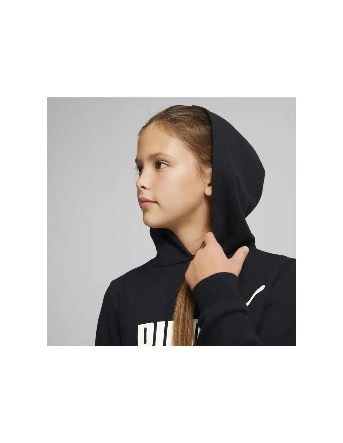 Vestido Puma Essentials Logo Niña Negro