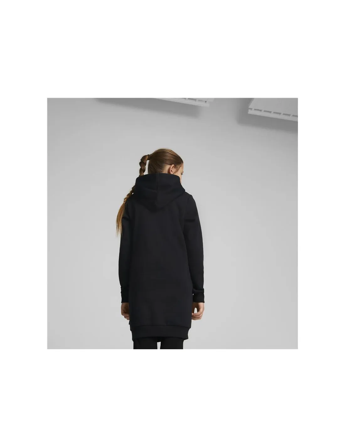 Vestido Puma Essentials Logo Niña Negro