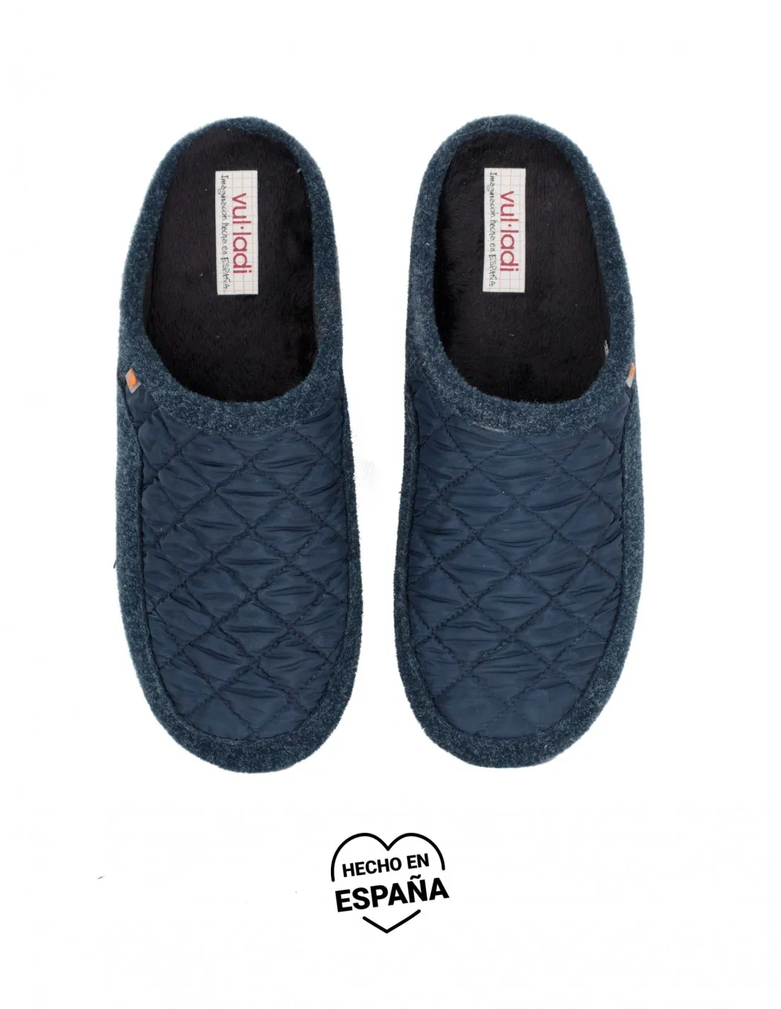 VULLADI Zapatillas Casa Acolchadas Azul