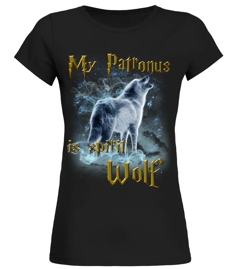 WOLF PATRONUS  LIMITED EDITION CAMISETA CUELLO REDONDO MUJER