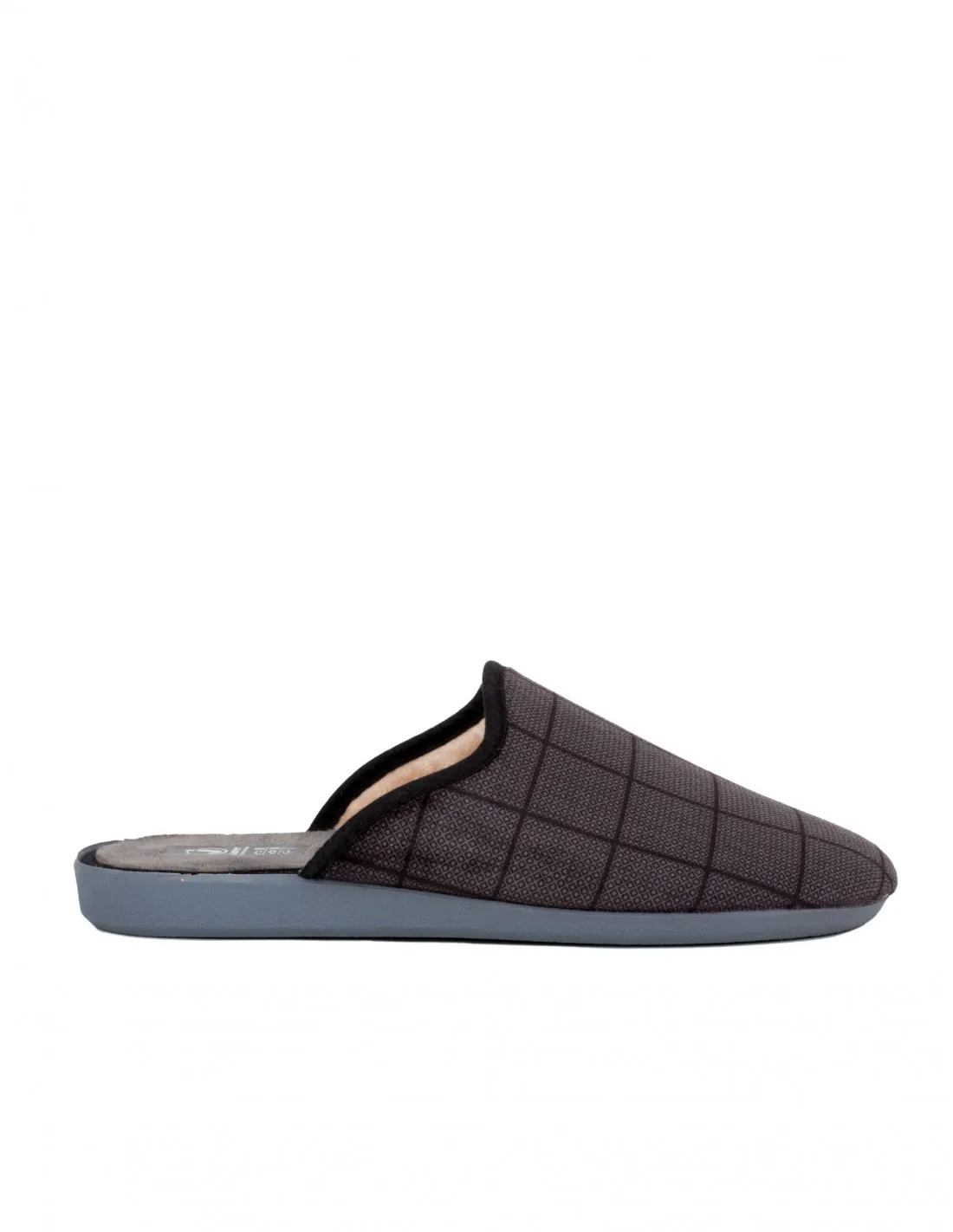 Zapatillas Casa Descalzas Cuadros Grises