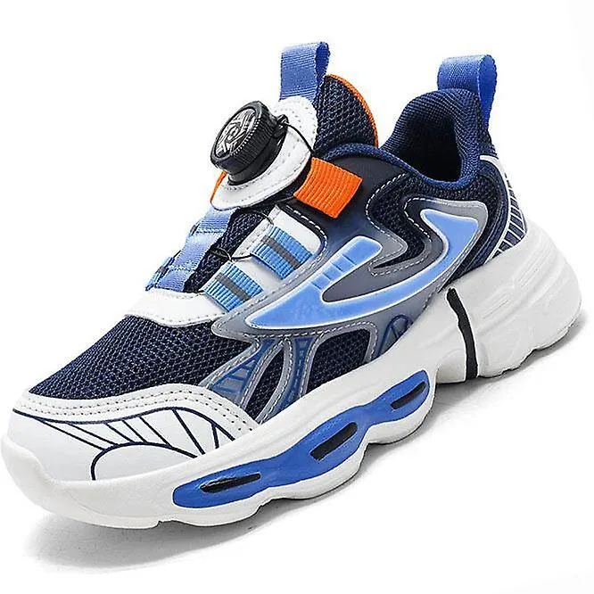 Zapatillas de deporte para niños con hebilla giratoria Zapatillas deportivas ligeras y transpirables para niños Zapatillas cómod