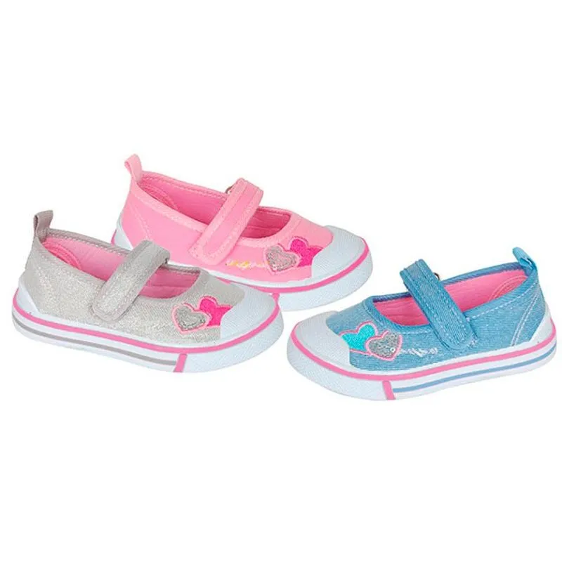 Zapatillas de lona tipo merceditas