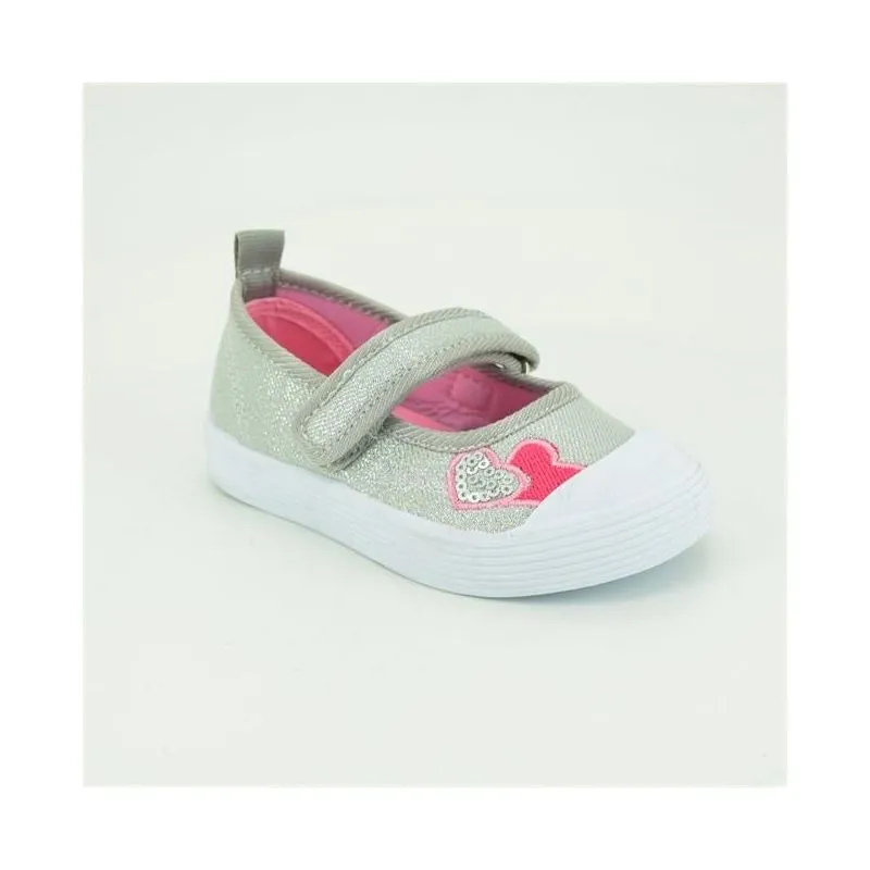 Zapatillas de lona tipo merceditas