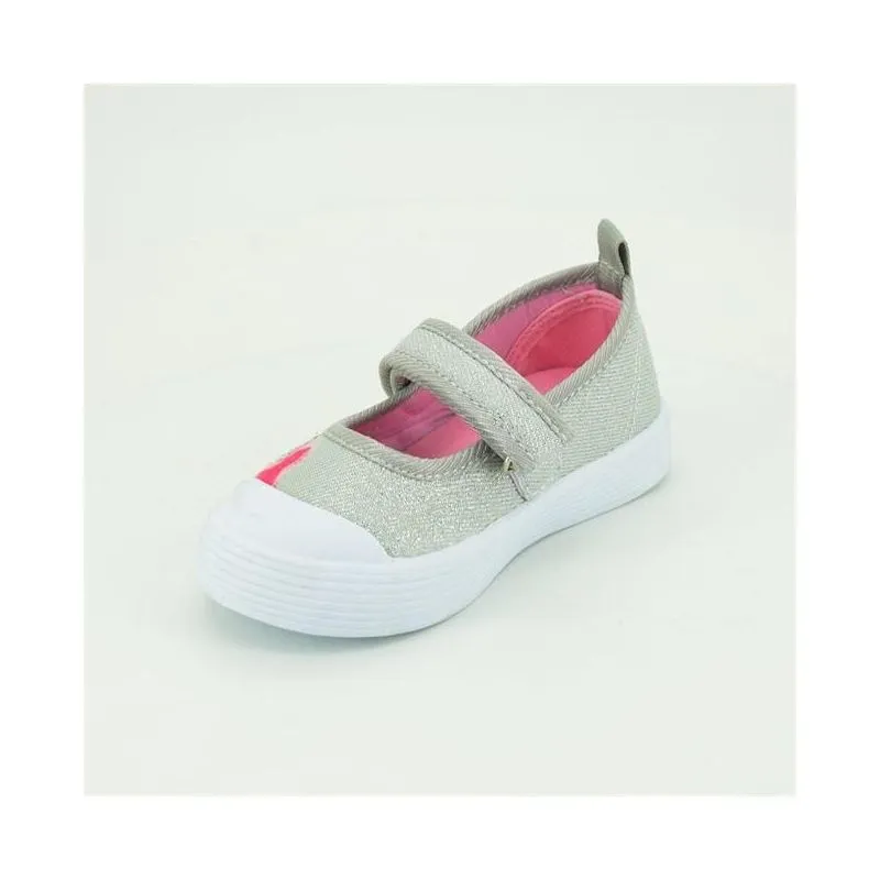 Zapatillas de lona tipo merceditas
