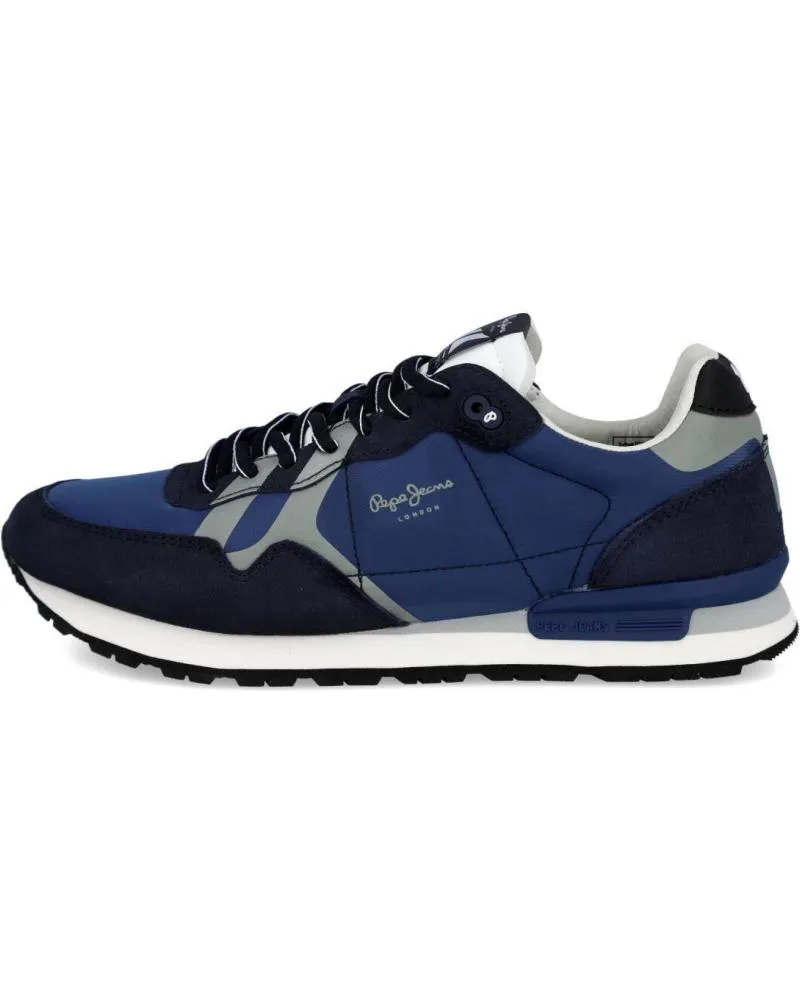 Zapatillas deporte de Hombre PEPE JEANS PMS30852 BRITT MAN PRINT DEP AZUL