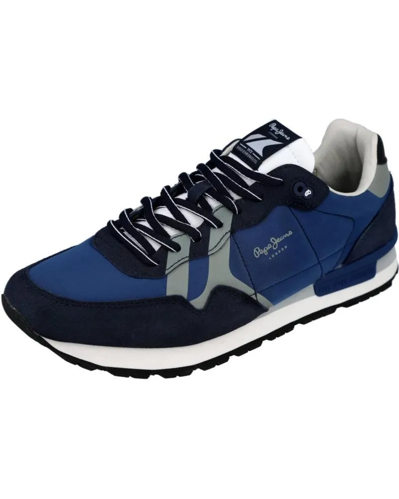 Zapatillas deporte de Hombre PEPE JEANS PMS30852 BRITT MAN PRINT DEP AZUL