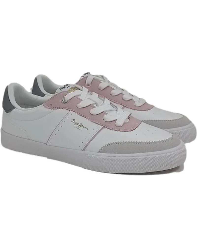 Zapatillas deporte de Mujer PEPE JEANS DEPORTIVO CASUAL DE CORDONERAS BLANCO