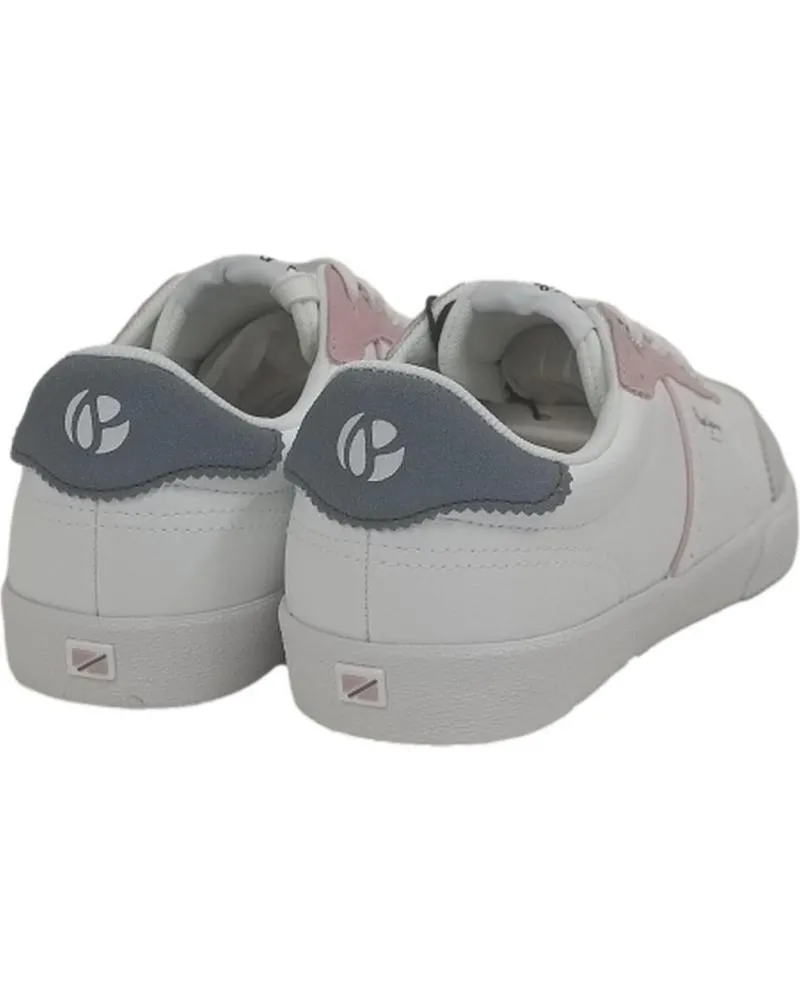 Zapatillas deporte de Mujer PEPE JEANS DEPORTIVO CASUAL DE CORDONERAS BLANCO