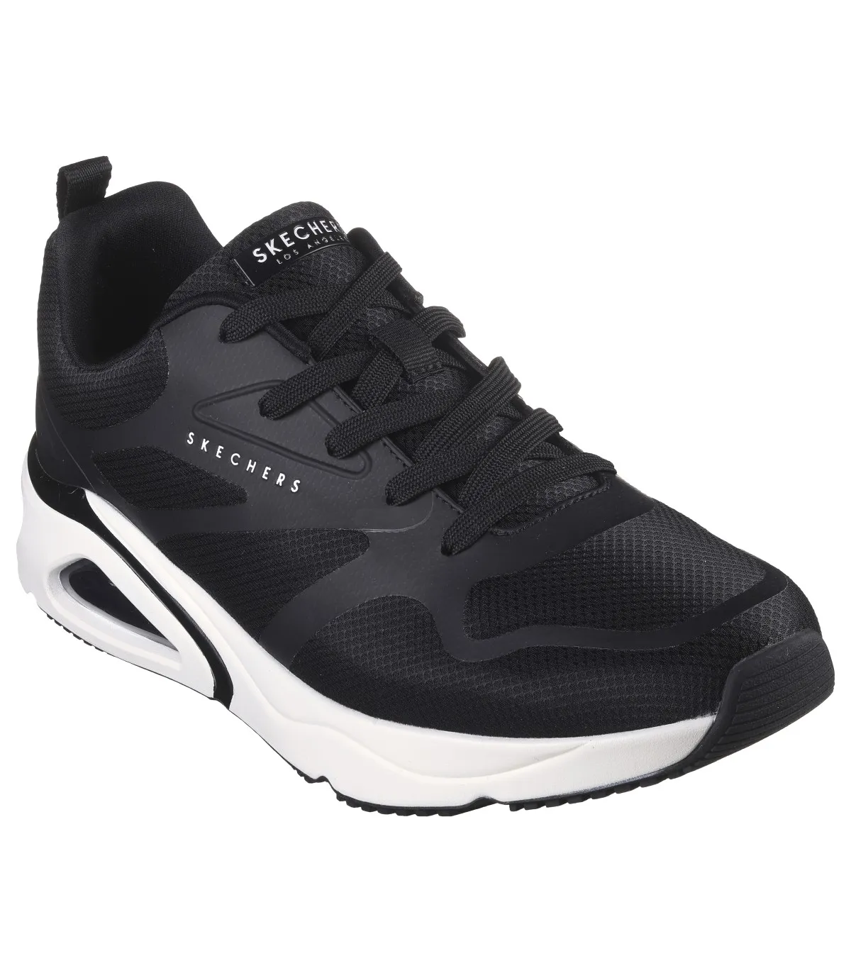 ZAPATILLAS ESTILO RETRO PARA CABALLERO SKECHERS TRESAIR UNO  REVOLUTIONAIRY NEGRO