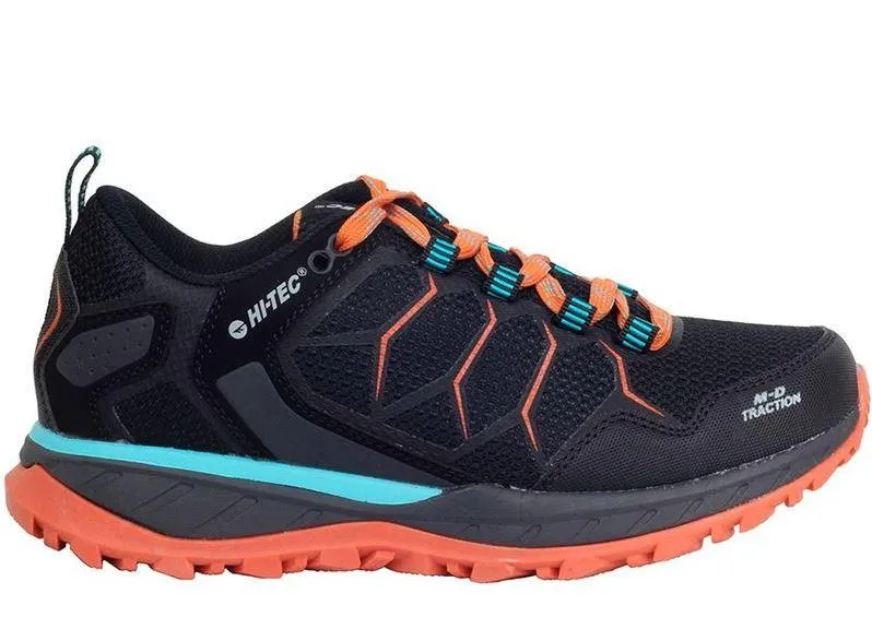 ZAPATILLAS HITEC TRAIL RUNNING ULTRA TERRA MUJER NEGRO/NARANJA