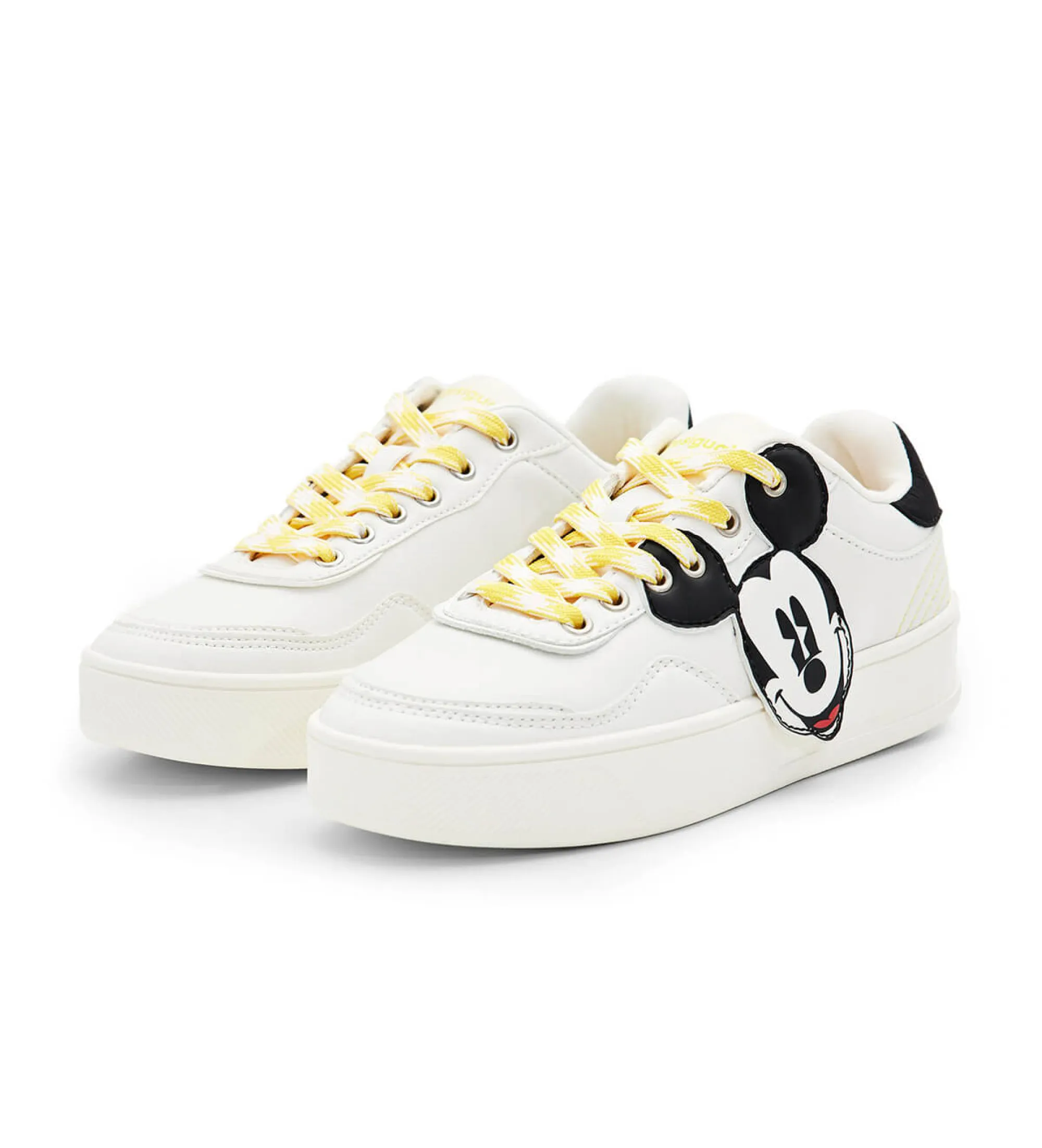 Zapatillas retro Mickey Mouse blanco