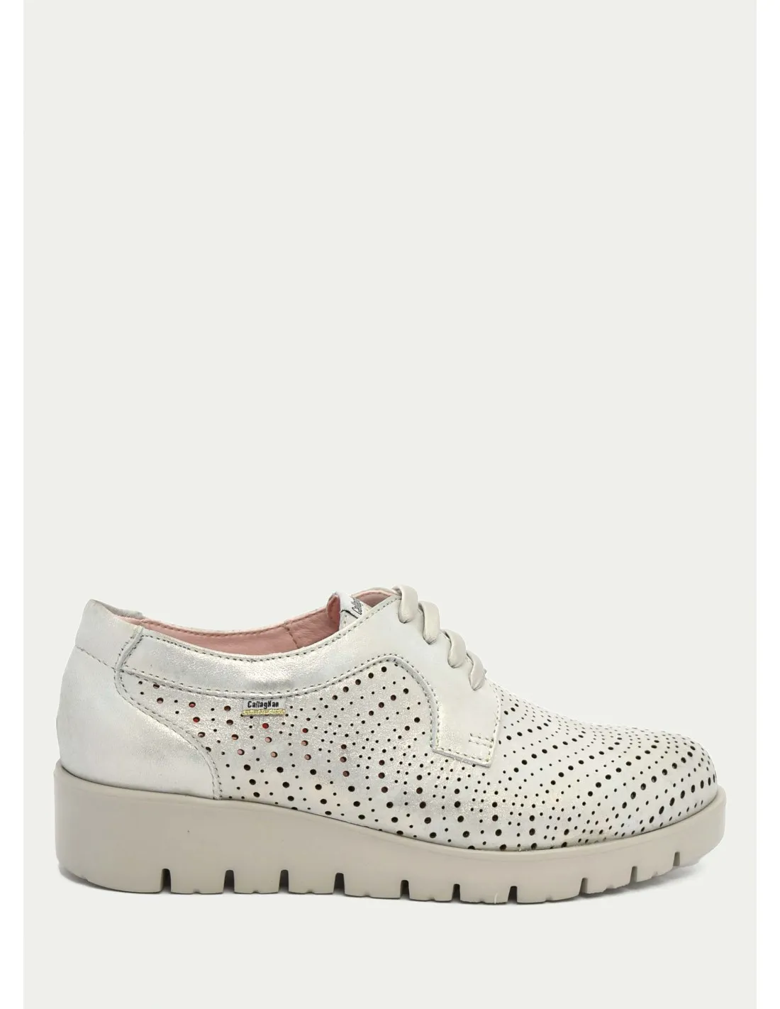 ZAPATO CASUAL CALLAGHAN 89891 PLATINO 