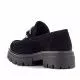Zapatos plataforma Redlove brigitta de piel negros con plataforma y detalle metálico