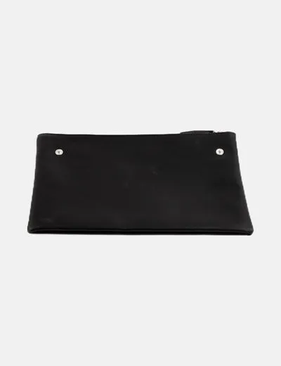 Zara Bolso de mano negro básico