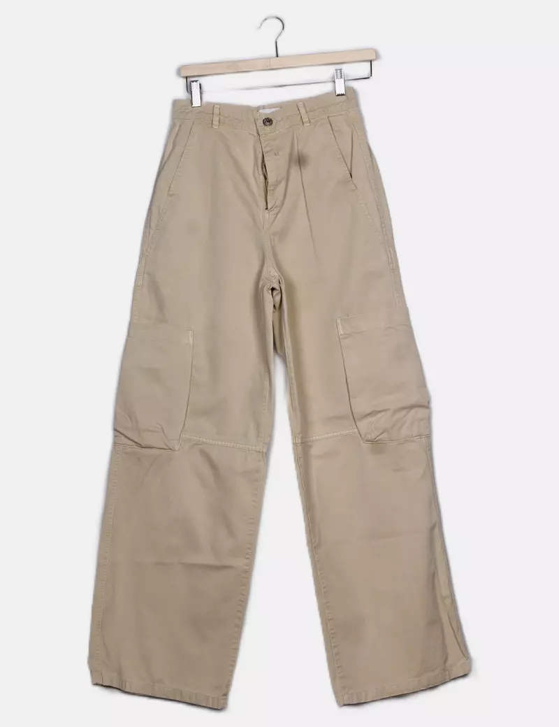 Zara Pantalones cargo Rectos